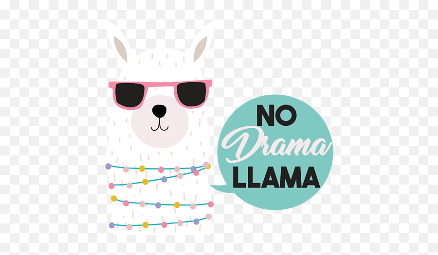 Alpaca Actress Actor Theater Wildlife Animals Gift No Drama Llama Beach Towel - No Drama Llama Png,Llama Transparent