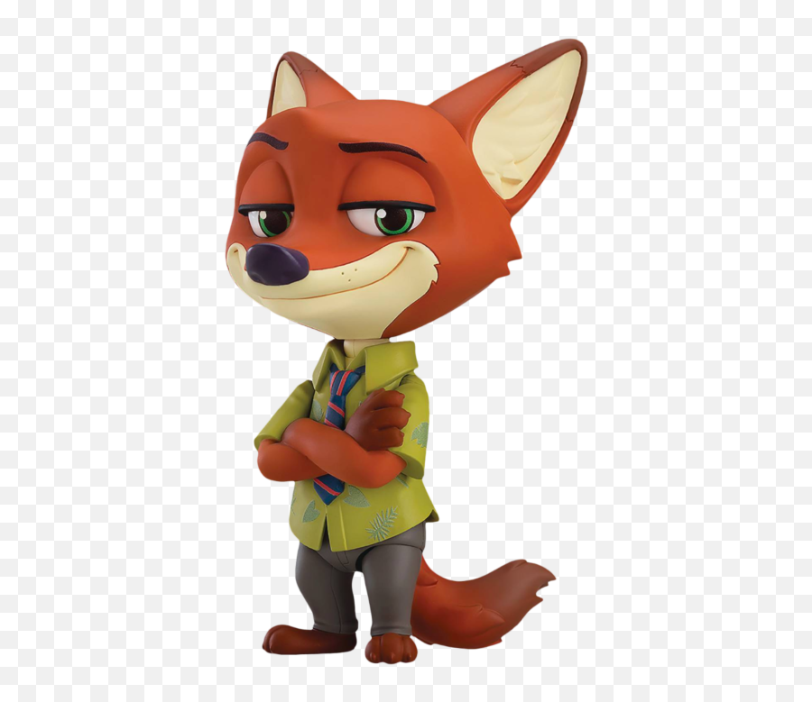 Zootopia - Nick Wilde 4u201d Nendoroid Action Figure Nick Wilde Nendoroid Png,Nick Wilde Png