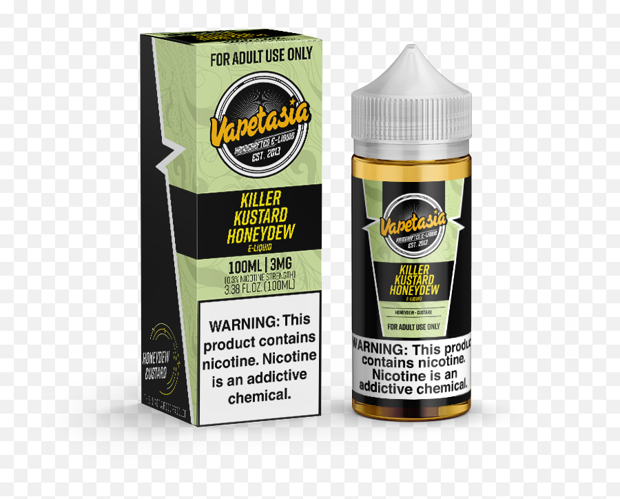 Vapetasia Killer Kustard Honeydew 100ml Vape Juice - Vapetasia Killer Kustard Strawberry 100ml Png,Honeydew Png