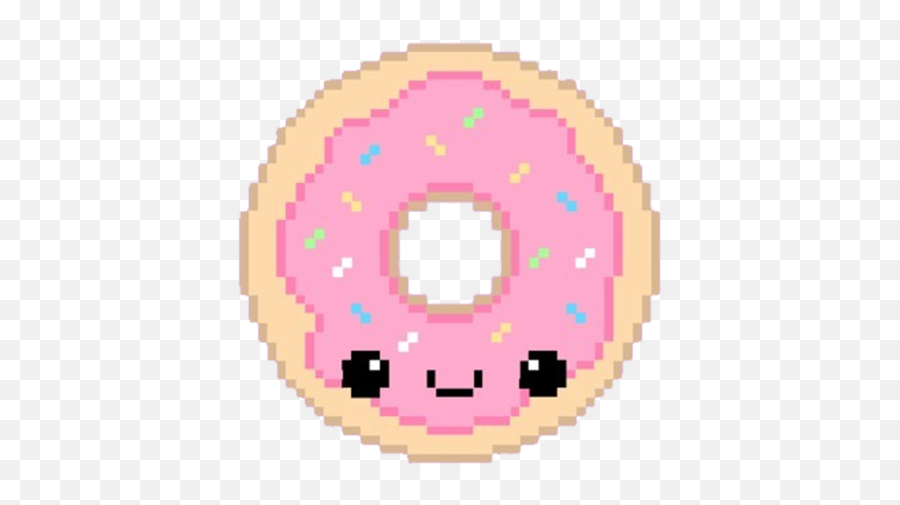 Download Tumblr Transparent Collage Stickers - Courage The Donut Pixel Art Png,Courage The Cowardly Dog Transparent