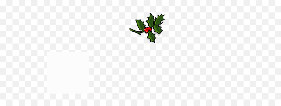 Download Hd Black Background With Holly Transparent Png - Holly Leaves On Black,Holly Leaves Png