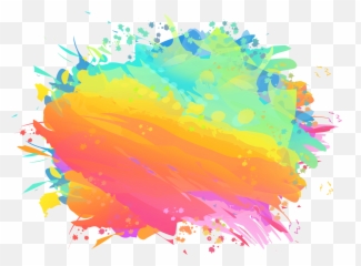 Slimes - Color Gradient Png,3d Paint Splash Png
