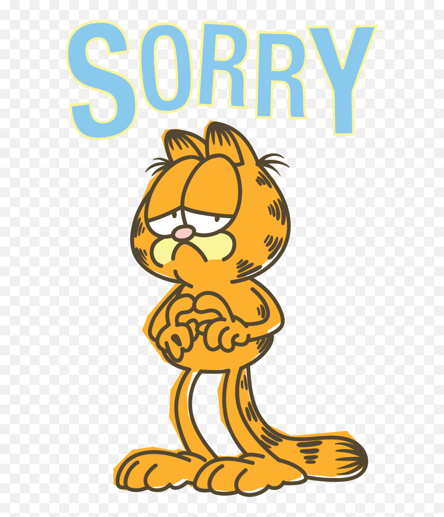 Download Garfield Line Messaging Sticker - Garfield Line Snapchat Stickers Funny One Png,Line Stickers Transparent