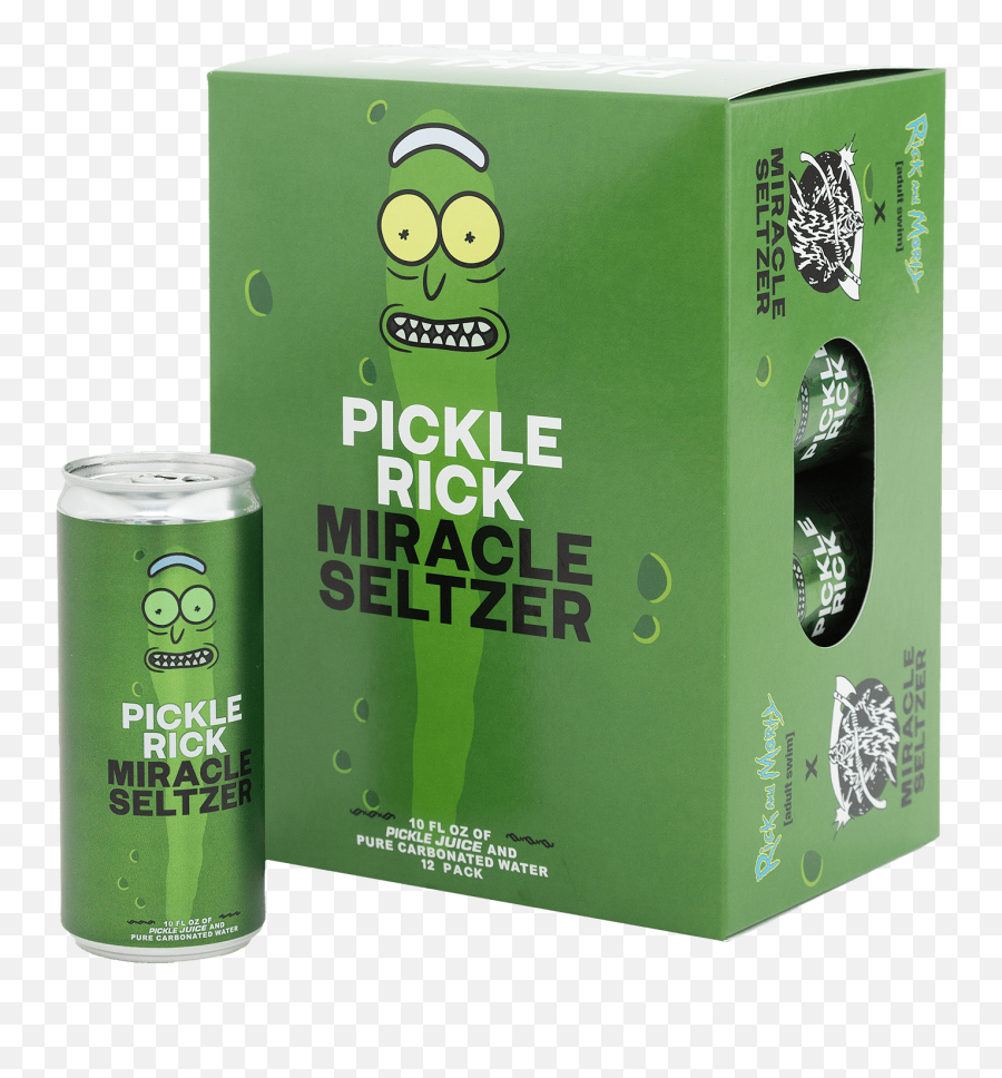 Rick Morty Pickle Seltzer - Pickle Rick Miracle Seltzer Png,Pickle Rick Transparent