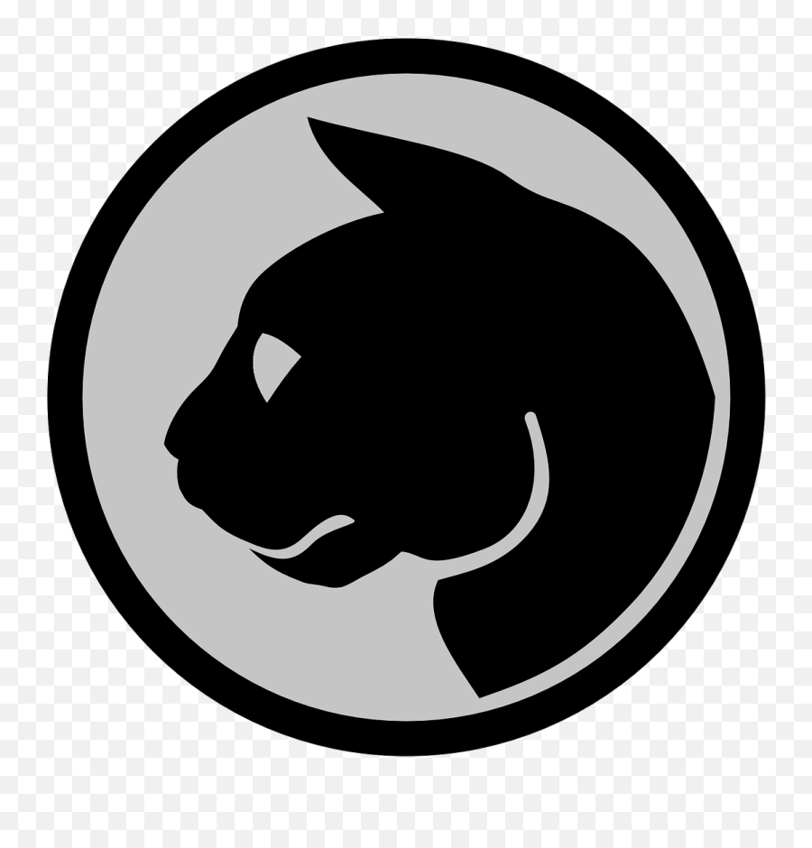 Cryptocurrency Exchange Ethereum Litecoin - Cat Silhouette Cat Silhouette Head Cat Vector Png,Cat Outline Png