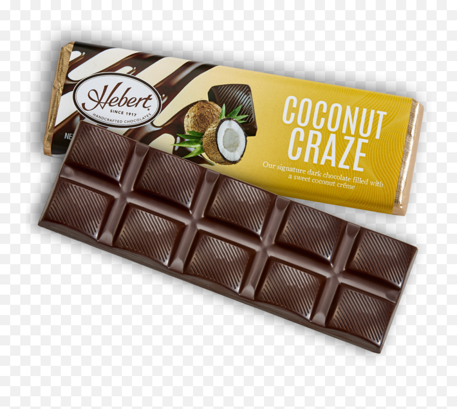 Hebert Candies U2013 U0026 Gifts - Dark Chocolate Coconut Filleds Png,Hershey Bar Png