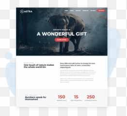 Gutenberg Blocks Library For Wordpress - Ultimate Addons for Indian Elephant png