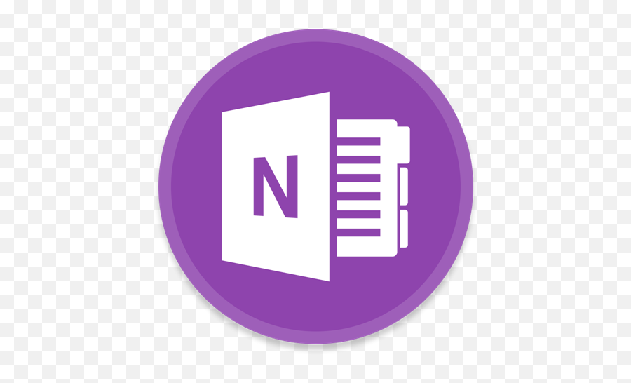 Onenote Icon 1024x1024px Png - One Note Icon Circle,Onenote 2016 Icon