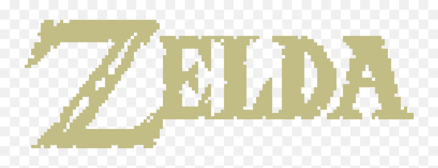 Zelda Breath Of The Wild Title Pixel Art Maker - Illustration Png,Breath Of The Wild Link Png