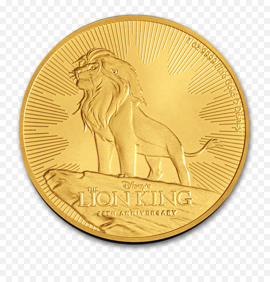 2019 1 Oz Niue Disney Lion King 25th - Coin Png,Lion King Logo