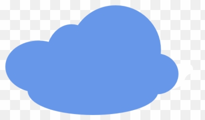 Cloud Blue Modified Clip Art - Heart png