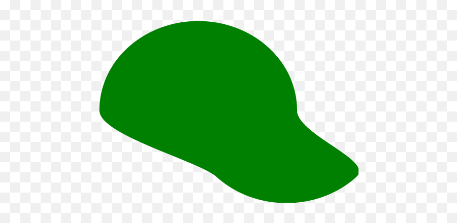 Green Hat Icon - Free Green Clothes Icons Green Hat Icon Png,Baseball Cap Icon