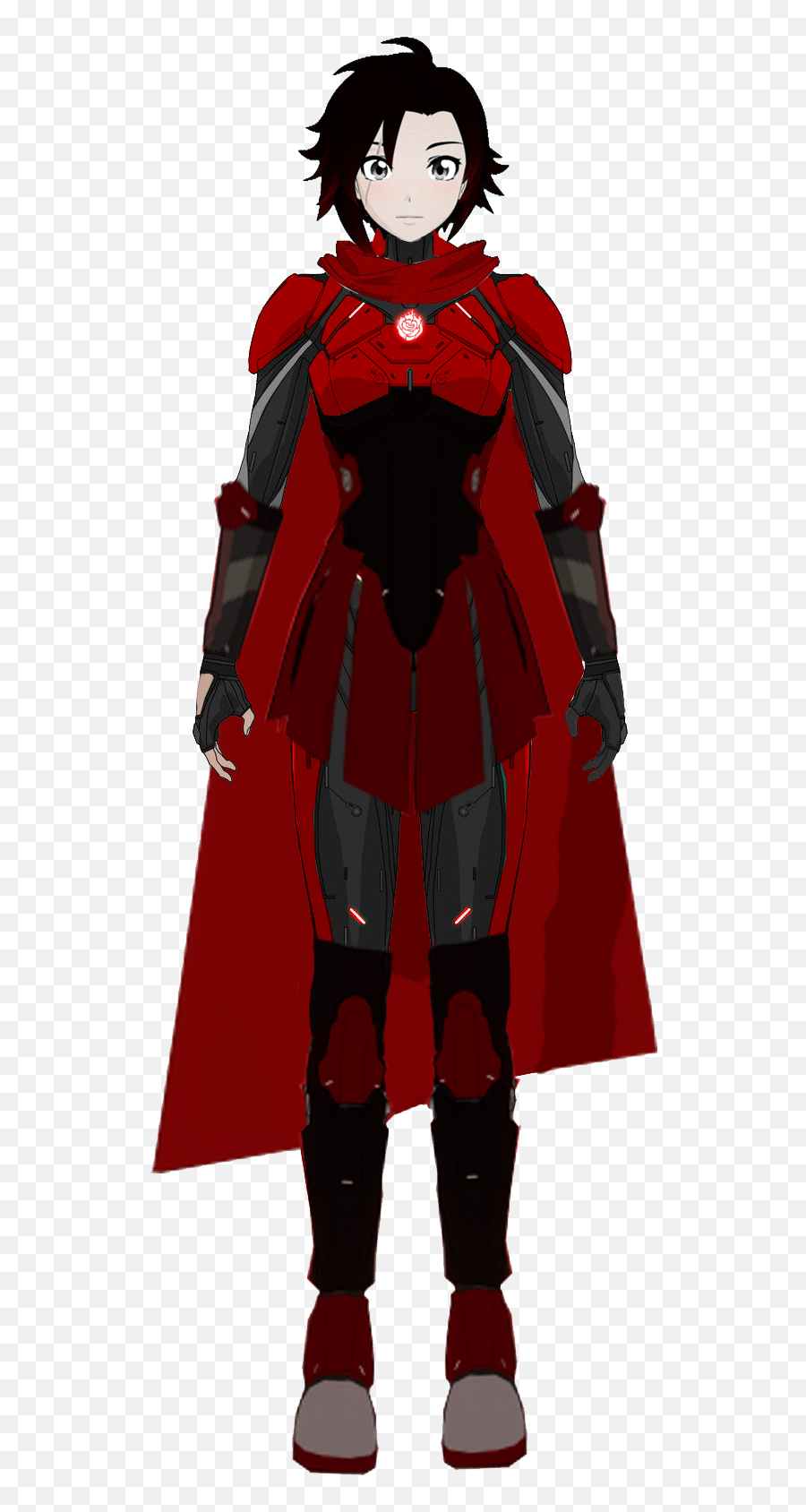 Ruby Rose Robotic Body Custom By Me Kamen Rider - Ruby Rose Kamen Rider Png,Rwby Grimm Eclipse Icon