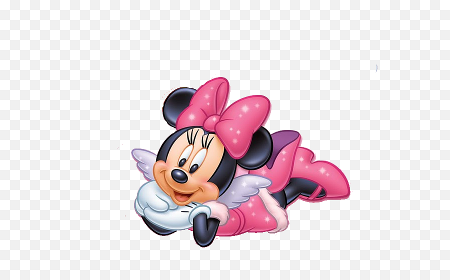 Download Minnie Rosa Deitada Png - Minnie Mouse Png,Minnie Mouse Png