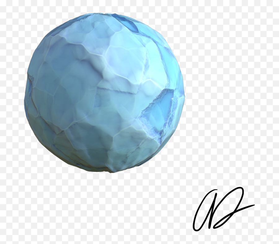 Stylized Ice Andrew Suggs - Sphere Png,Ice Texture Png