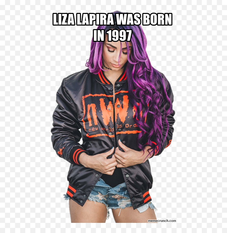 Wwe Sasha Banks Nwo Full Size Png Download Seekpng - Sasha Banks Nwo Jacket,Nwo Png