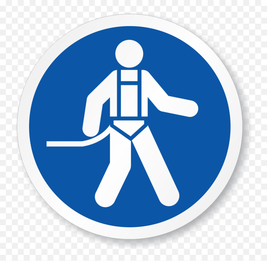 Safety Harness Signs - Mysafetysigncom Clipart Best Full Body Harness Signage Png,Twitter Egg Icon