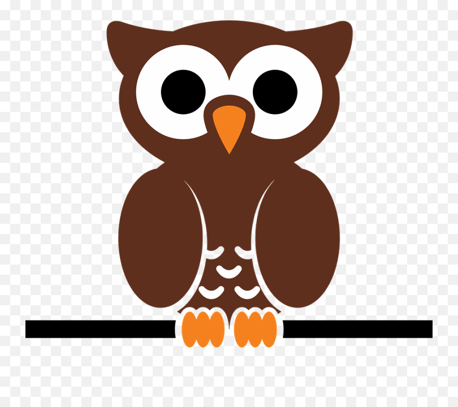 Clipart - Owl On Wire Clip Art Library Sonido Onomatopeyico Del Elefante Png,Owl Eyes Logo