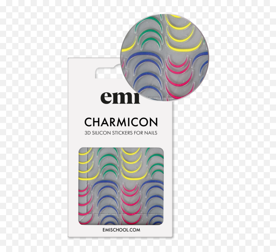 Charmicon 3d Silicone Stickers 205 Bright Lunula - Nail Charmicon 3d Silicone Stickers Png,Charm Icon
