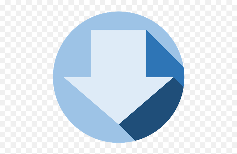 Download Manager U2013 Apps - Vertical Png,Blue Arrow On Folder Icon
