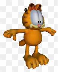 T Pose Garfield - Garfield T Pose Png,T Pose Png