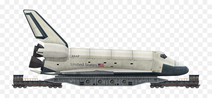 Download Hd Space Shuttle Carrier - Space Shuttle Png,Space Shuttle Png