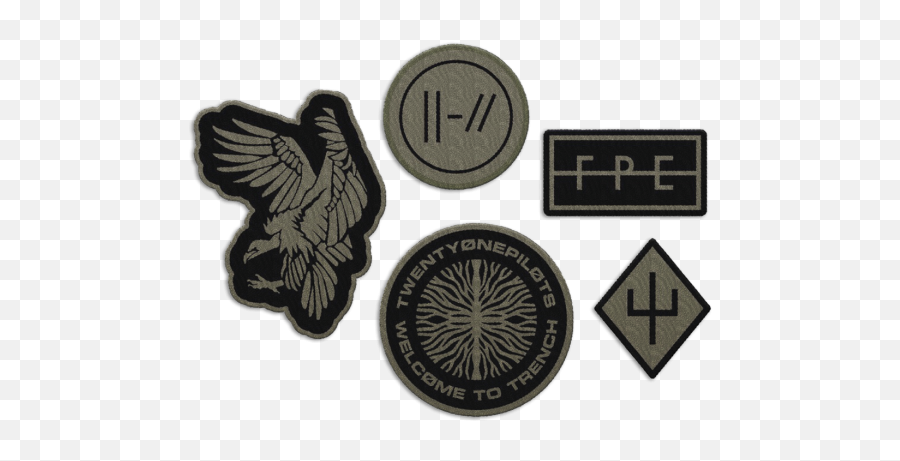 Surplus Patch Set 1 - Twenty One Pilots Patch Png,Twenty One Pilots Logo Png