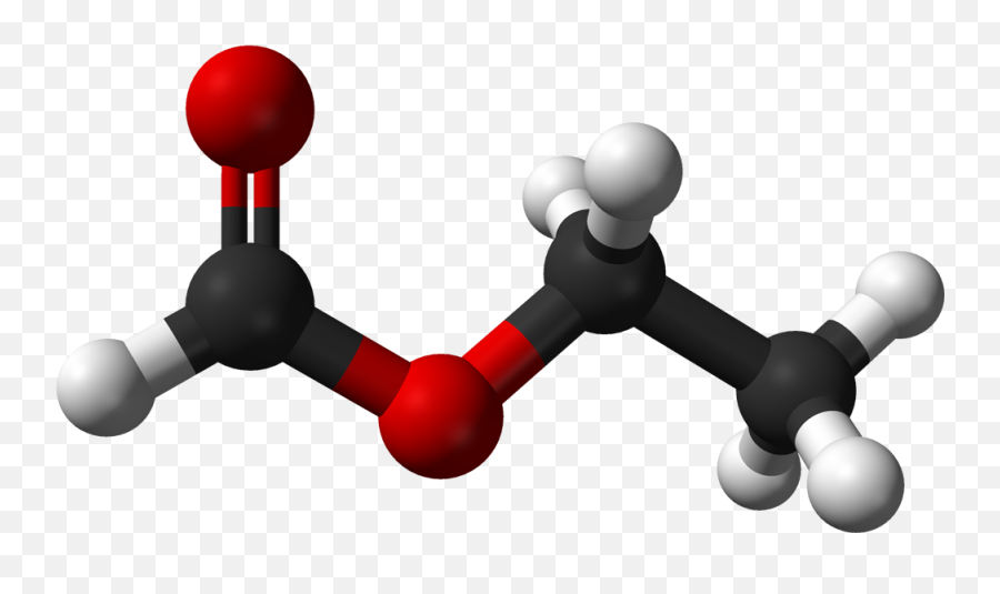 Fileethyl - Formate3dballspng Wikipedia Acetone Molecule No Background,Starts Png