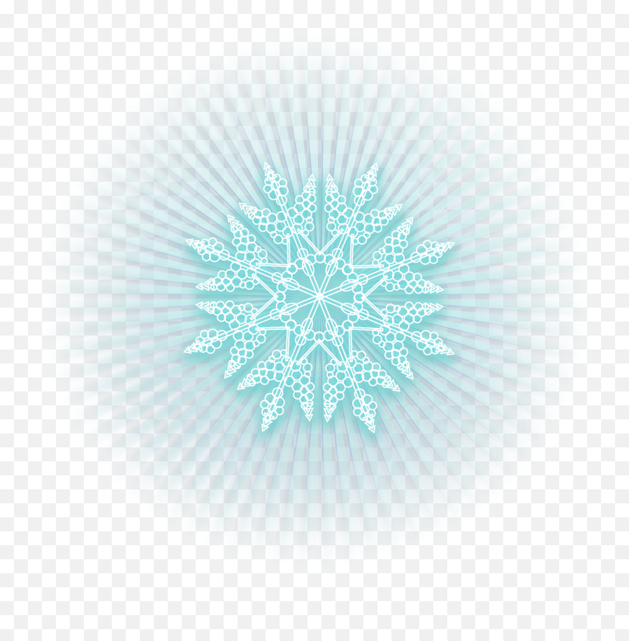 Snowflake Blue Ice Transparent Png - Circle,Snowflake Overlay Png