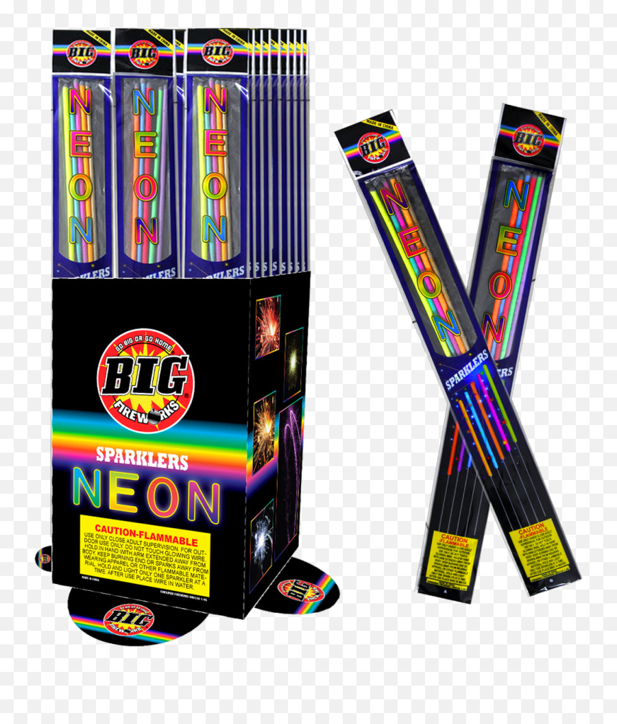 Neon Sparklers - Fireworks Png,Sparklers Png