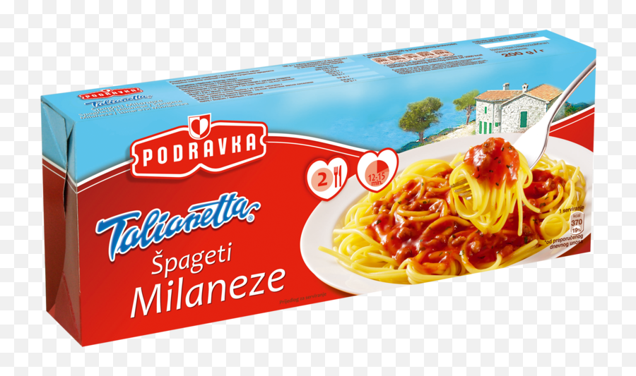 Spaghetti Milanese Podravka - Spaghetti Png,Spaghetti Png