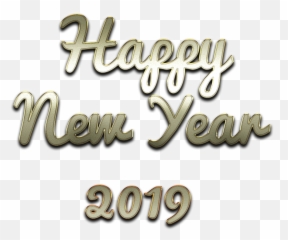 Download Free Png Happy New Year 2019 Images With - Calligraphy