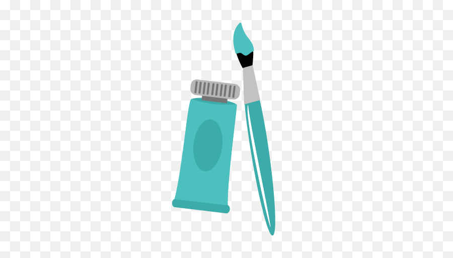 Paint Brush Svg File Tube Art Files For - Blade Png,Paint Brush Logo