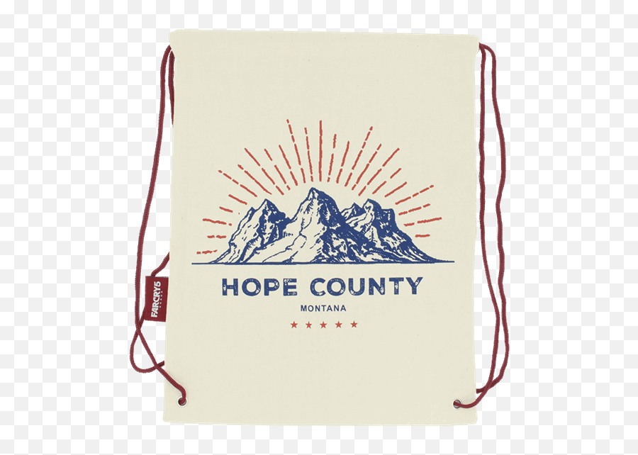 Far Cry 5 - Hope County Drawstring Backpack Graphic Design Png,Far Cry 5 Logo Png