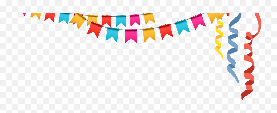 Png Transparent Image - Happy Birthday Streamers Png,Streamers Png