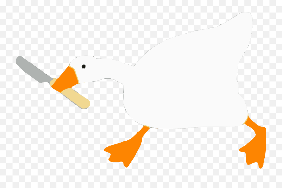 I Made A Transparent Version Of Goose With Knife - Peace Was Never An Option Phone Png,Knife Emoji Png