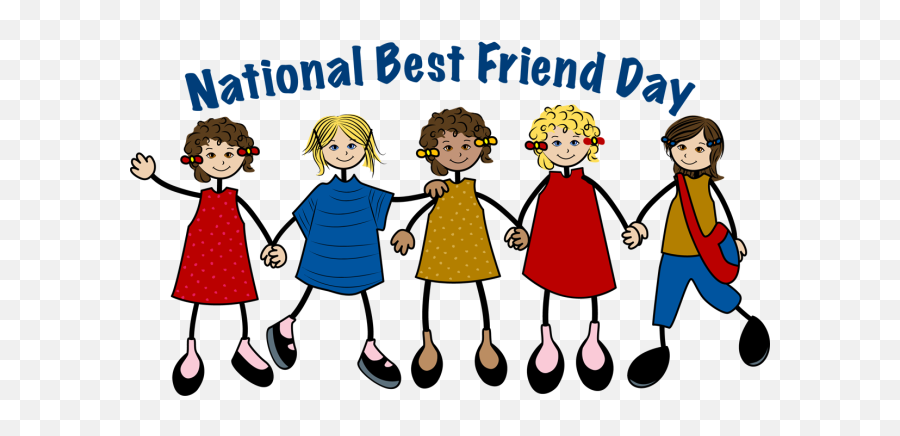 Clip Art Friends Clipart 4 - National Best Friendship Day Png,Friends Clipart Transparent