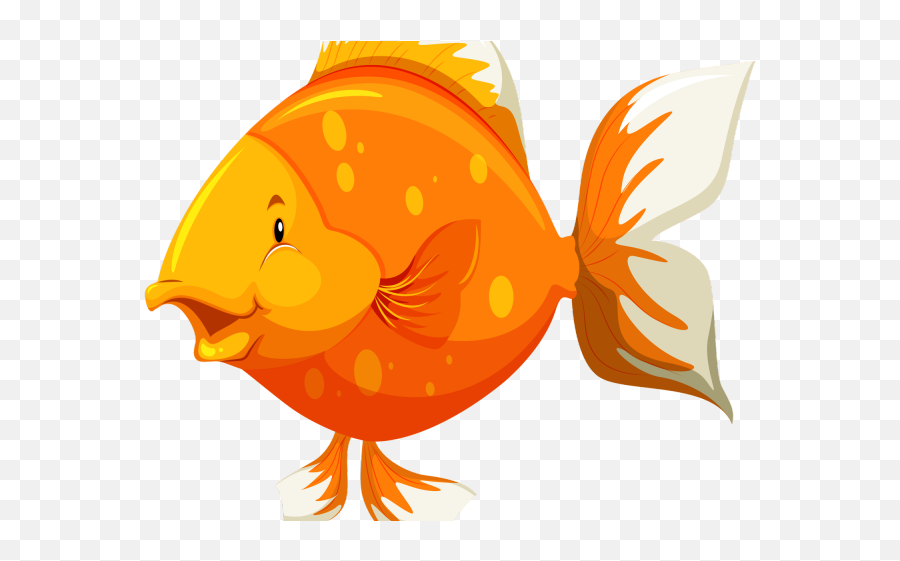 Gold Fish Clipart Under Sea - Parts Of The Body Of Fish Free Sea Life Graphics That Move Png,Gold Fish Png