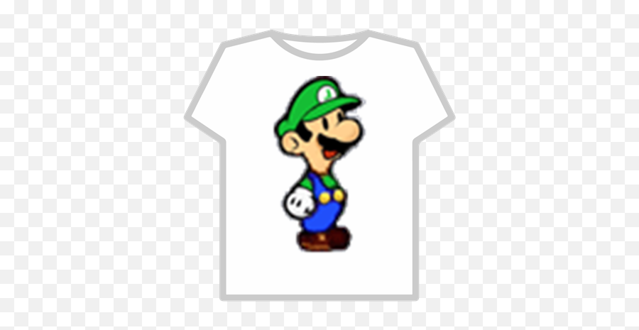 Paper Luigi - Weegee Roblox T Shirt Png,Luigi Transparent