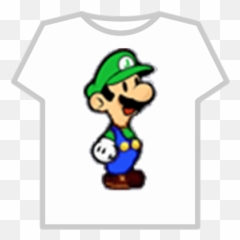 Paper Luigi - Weegee Roblox T Shirt Png,Luigi Transparent