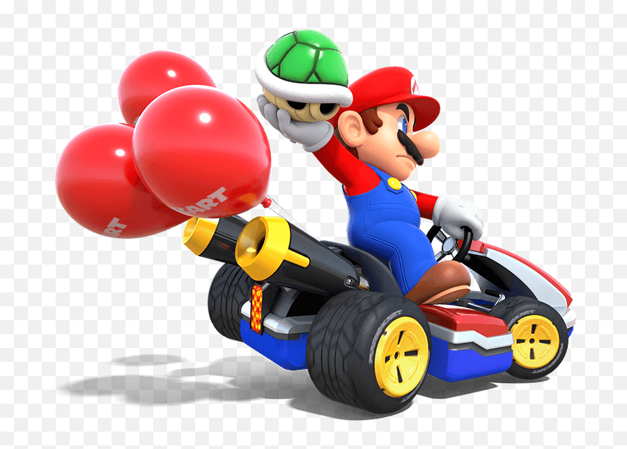 Mario Kart 8 Deluxe - Mario Kart Throwing Shell Png,Mario Kart 8 Png