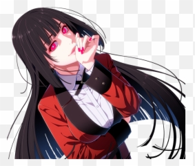 Kakegurui Anime Animegirl Sticker - Kakegurui Yumeko Jabami Png,Anime Girl Png