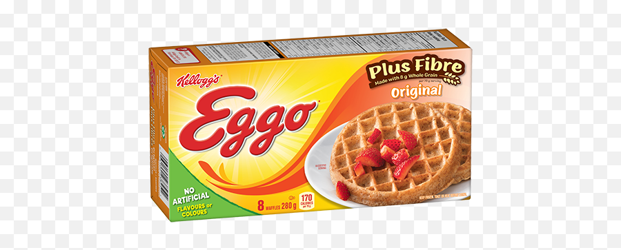 Plus Fibre Original Waffles - Eggo Waffles Fibre Png,Eggo Png