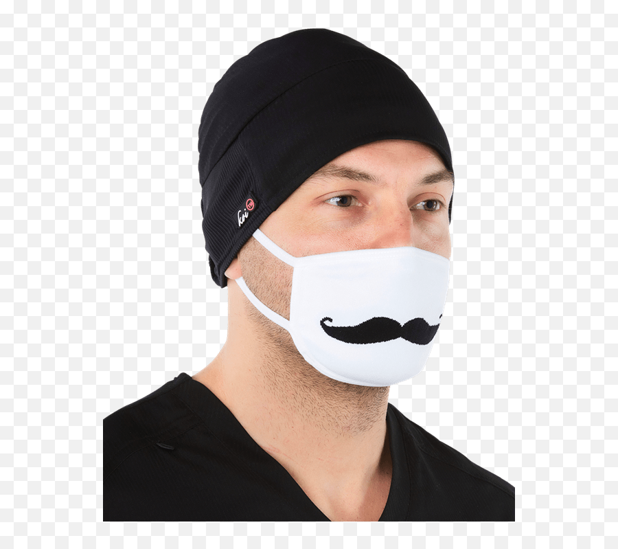 Download Ka142mue - Face Mask With Mustache Png Image With Mascarilla Tela Con Bigotes,Real Mustache Png
