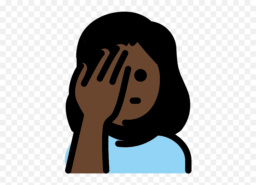 Woman Facepalming Emoji Clipart Free Download Transparent - Human Skin Color Png,Facepalm Emoji Png