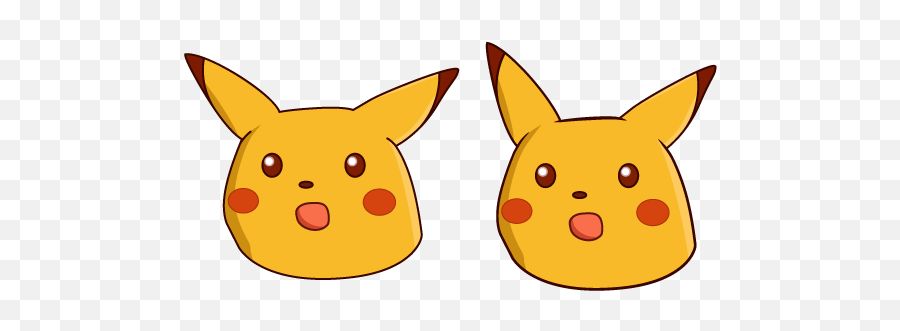 Surprised Pikachu Meme Cursor U2013 Custom Browser Extension - Transparent Surprised Pikachu Png,Meme Png
