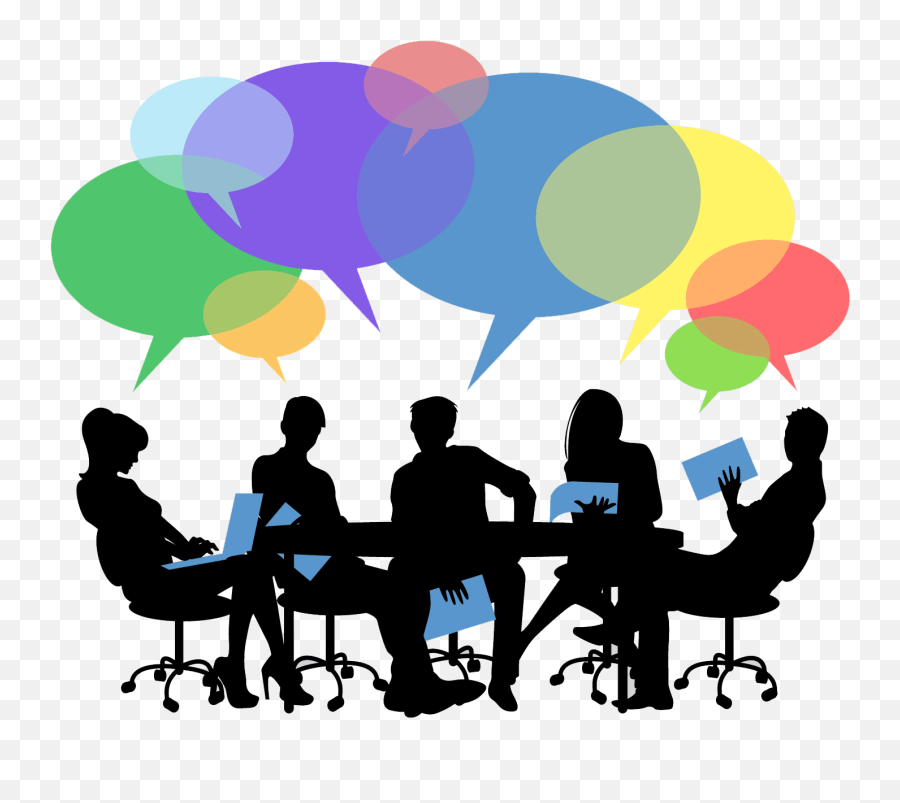 Graphic Picture Of A Meeting - Primary Research Focus Groups Transparent Background Conversation Clipart Png,Groups Of People Png
