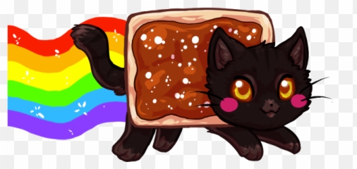 Bricu - Nyan Cat Blueberry Cat E Chocolate Cat Png,Nyan Cat Png