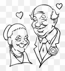 National Grandparents Png Images Pngio - Grandparents Clipart Black And White,Grandparents Png