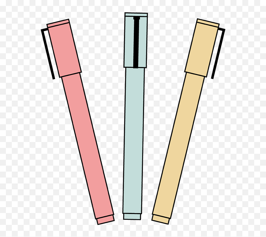 Cute Pen Markers - Free Image On Pixabay Cute Pen Png,Pens Png